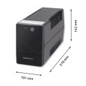 Zasilacz UPS Qoltec Monolith 53972 (TWR; 1000VA)