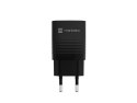 Ładowarka sieciowa Ribera GAN 1X USB-A + 1X USB-C 30W Czarna