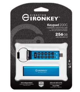 Pendrive 256GB IronKey Keypad 200 FIPS140-3 Lvl3 AES-256