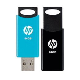 Pendrive 64GB USB 2.0 Twin Pack HPFD212-64-TWIN