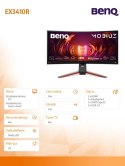 Monitor 34 cale EX3410R LED WQHD/IPS/1ms/144Hz