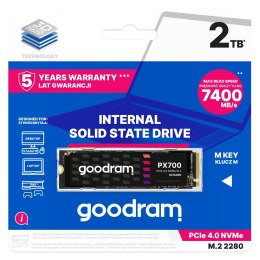 SSD GOODRAM PX700 M.2 PCIe 4x4 2TB RETAIL