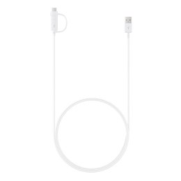 Samsung Combo Cable (Type-C & Micro USB), White