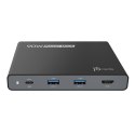 Stacja dokująca z zasilaczem j5create 90W Built in USB-C Travel Dock - EU 1xHDMI/2XUSB3.0/1xUSB-C czarna JCDP392-EN