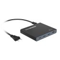 Stacja dokująca z zasilaczem j5create 90W Built in USB-C Travel Dock - EU 1xHDMI/2XUSB3.0/1xUSB-C czarna JCDP392-EN