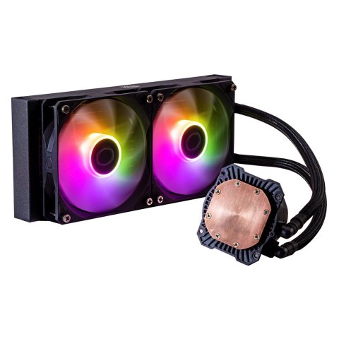 Cooler Master MasterLiquid 240L Core ARGB Procesor Liquid cooling kit 12 cm Czarny