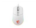 MSI CLUTCH GM11 WHITE myszka Oburęczny USB Typu-A Optyczny 5000 DPI