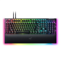 Mechaniczna klawiatura do gier Razer BlackWidow V4 Pro RGB LED light, NORD, przewodowa, czarna, żółta Przełączniki, klawiatura n