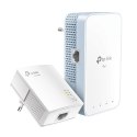 TP-Link TL-WPA1000 KIT Karta sieciowa do PowerLine 1000 Mbit/s Przewodowa sieć LAN Wi-Fi Biały 2 szt.