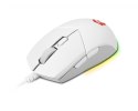 MSI CLUTCH GM11 WHITE myszka Oburęczny USB Typu-A Optyczny 5000 DPI