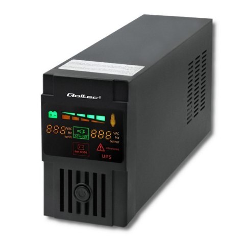 Zasilacz UPS Qoltec Monolith 53951 (TWR; 600VA)