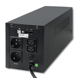 Zasilacz UPS Qoltec Monolith 53953 (TWR; 1000VA)