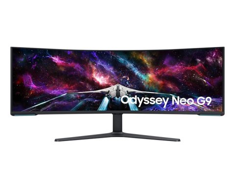 Samsung Odyssey S57CG954NU monitor komputerowy 144,8 cm (57") 7680 x 2160 px 8K Ultra HD QLED Czarny, Biały