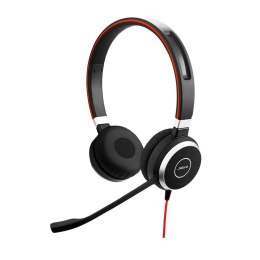 Jabra 6399-823-189 słuchawki/zestaw słuchawkowy Przewodowa Opaska na głowę Biuro/centrum telefoniczne USB Type-C Bluetooth Czarn