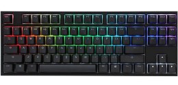 Klawiatura gamingowa Ducky One 2 TKL PBT, MX-Silent-Red, RGB LED - czarna DE layout