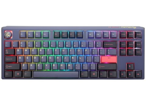 Klawiatura gamingowa Ducky One 3 Cosmic Blue TKL, RGB LED - MX-Red (US)