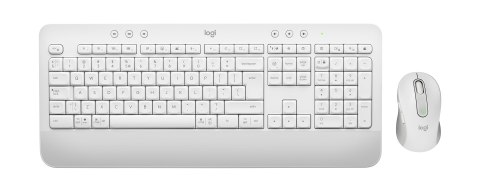 Logitech Signature MK650 Combo For Business klawiatura Dołączona myszka Biuro Bluetooth QWERTZ Niemiecki Biały