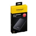 Dysk zewnętrzny HDD INTENSO Memorycase 6021530 (500 GB; 2.5"; USB 2.0, USB 3.0; 5400 obr/min; kolor czarny)