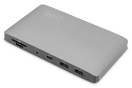 Stacja dokująca DIGITUS Thunderbolt3 7 portów, 4K/60Hz, 8K/30Hz