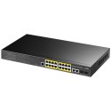 Switch CUDY GS2018PS2-200W 16-Port Gigabit L2 Managed PoE+ 200W 2xGbE Uplink 2xSFP