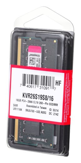 16GB DDR4-2666MHZ NON-ECC CL19/SODIMM 1RX8