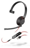 POLY Blackwire 5210 Wired Headset USB Type-A Black