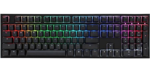 Klawiatura gamingowa Ducky One 2 Backlit PBT, MX-Silent-Red, RGB LED - czarna