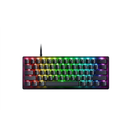 Razer | Mini klawiatura do gier | Huntsman V3 Pro | Klawiatura do gier | Przewodowe | Skandynawski | Czarny | Analogowy optyczny