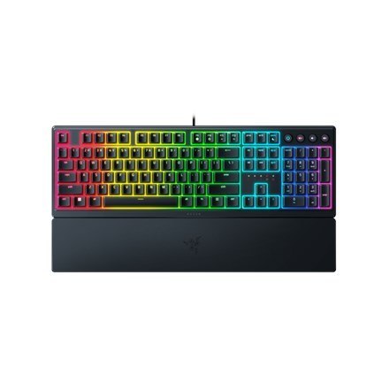 Klawiatura do gier Razer Ornata V3, światło LED RGB, USA, czarny, przewodowy, membrana mechaniczna