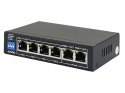 AVIZIO SWITCH NIEZARZĄDZALNY 4 PORTY RJ45 POE 100MB/S + 2 PORTY RJ45 UPLINK 100MB/S (BUDŻET MOCY 60W)