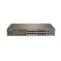 Switch PoE Tenda TEF1118P-16-150W (16x 10/100Mbps, 1x 10/100/1000Mbps)