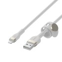 BELKIN KABEL USB-A TO LTG OPLOT SILICONE 1M BIAŁY