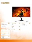 Monitor U32G3X 31.5 cala IPS 4K 144Hz HDMIx2 DPx2 HAS