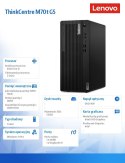 Komputer ThinkCentre M70t G5 Tower 12U60001PB W11Pro i5-14400/16GB/512GB/INT/DVD/3YRS OS