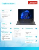 Notebook ThinkPad E16 G1 21JN005XPB W11Pro i7-1355U/16GB/512GB/INT/16.0 WUXGA/Graphite Black/3YRS OnSite + 1YR Premier Support