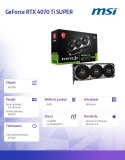 Karta graficzna GeForce RTX 4070 Ti SUPER 16G VENTUS 3X OC GDDRX6 256bit