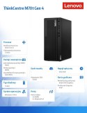 Komputer ThinkCentre M70t G4 Tower 12DR000PPB W11Pro i5-13500/16GB/512GB/INT/DVD/vPro/3YRS OS + 1YR Premier Support