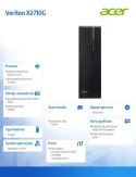 Komputer Veriton Compact Tower Intel Core i5-13400/8GB DDR4/512GB M.2 PCIE SSD/W11P/Raptor Lake-S