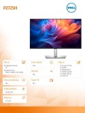 Monitor 27 cali P2725H IPS LED Full HD(1920x1080)/16:9/HDMI/DP/VGA/USB-C/USB/3Y