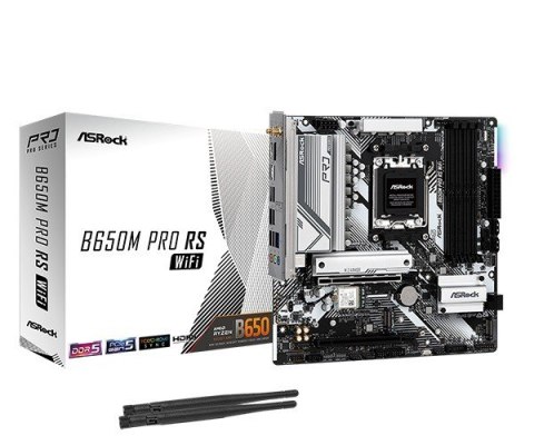 Płyta główna B650M PRO RS WIFI AM5 4DDR5 HDMI/DP mATX