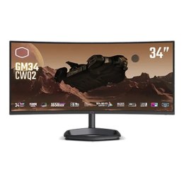 Monitor 34 cale GM34-CWQ2 UWQHD 180 Hz HDMI DP USB-C USB-B kontrola wysokości 0-80 mm Głośnik