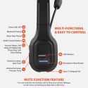 Słuchawki bluetooth call center z mikrofonem Audiocore, QCC3020, ANC, AVRCP, A2DP, HSP, HFP, kodek SBC AAC, AC864