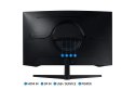 MONITOR SAMSUNG LED 32" C32G55TQWRX