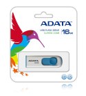 Pendrive ADATA C008 AC008-16G-RWE (16GB; USB 2.0; kolor biały)