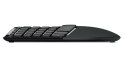 Zestaw klawiatura + mysz membranowa Microsoft Sculpt Ergonomic Desktop L5V-00021 (USB 2.0; (US); kolor czarny; BlueTrack; 1000 D