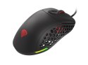 Mysz dla graczy Genesis Xenon 800 lekka 16000 DPI PMW3389 RGB Czarna gamingowa