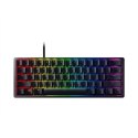 Razer Huntsman Mini 60% Klawiatura do gier Opto-mechaniczny fioletowy przełącznik Światło LED RGB NORD Przewodowa