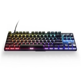 SteelSeries Gaming Keyboard Apex 9 TKL Gaming keyboard Durable and Portable, the detachable USB-C braided cable can withstand th