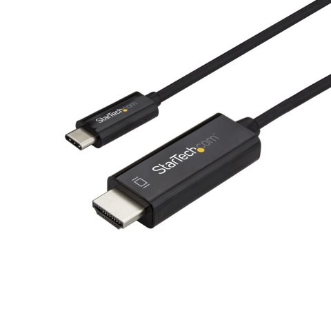 StarTech.com CDP2HD3MBNL adapter kablowy 3 m USB Type-C HDMI Czarny