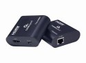 Gembird DEX-HDMI-03 przedłużacz AV Czarny